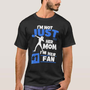 Mum Of Shot Putter Girl Fan Thrower Track And Fiel T-Shirt