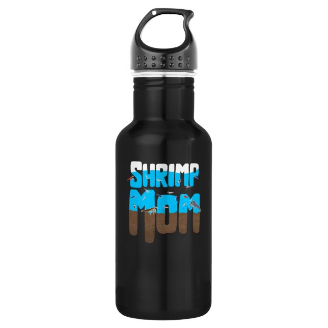 Mum of Shrimp Pet Design for proud Shrimp Fans 532 Ml Water Bottle (Front)