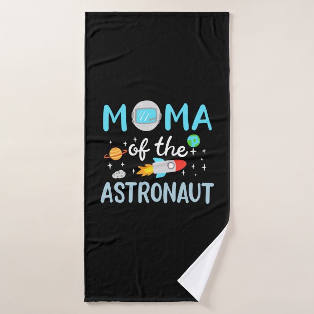 Mum Of The Astronaut Bath Towel (Bath Towel)