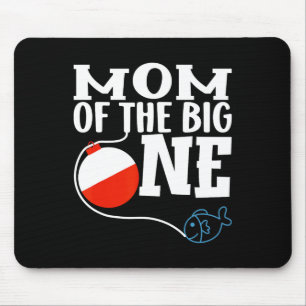 Mum Of The Big One Fishing Boy First Birthday Ofis Mouse Mat