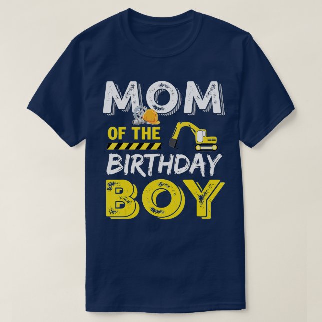 Mum of the birthday boy (38)  T-Shirt (Design Front)