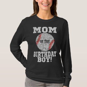 Mum of the Birthday Boy Baseball Lover Vintage Ret T-Shirt