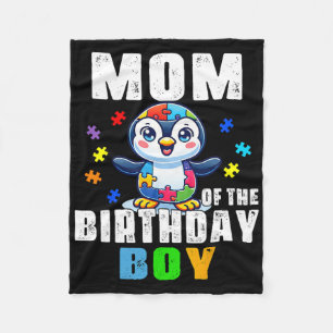 Mum Of The Birthday Boy By Fleece Blanket