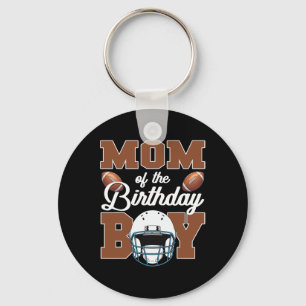 Mum Of The Birthday Boy Football Party Family Matc Key Ring