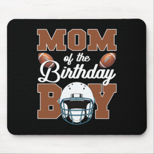 Mum Of The Birthday Boy Football Party Family Matc Mouse Mat