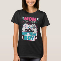 Mum of the Birthday Boy Gaming T-Shirt 