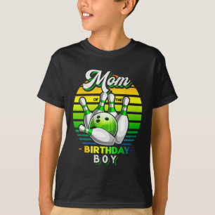 Mum Of The Birthday Boy Matching Family Bowling Bi T-Shirt