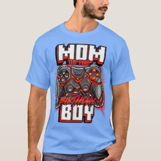 Mum of the Birthday Boy Matching Family Video Game T-Shirt
