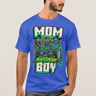 Mum of the Birthday Boy Matching Family Video Game T-Shirt
