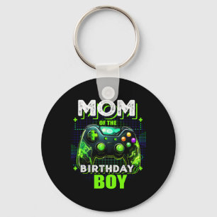 Mum Of The Birthday Boy Matching Video Game Birthd Key Ring