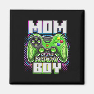Mum Of The Birthday Boy Matching Video Game Birthd Magnet