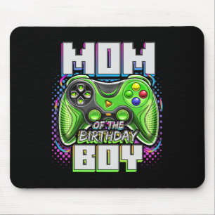 Mum Of The Birthday Boy Matching Video Game Birthd Mouse Mat