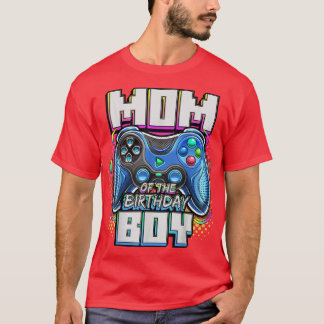 Mum of the Birthday Boy Matching Video Game Birthd T-Shirt