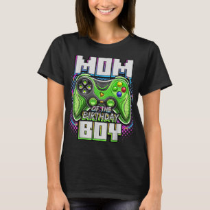 Mum of the Birthday Boy Matching Video Game Birthd T-Shirt