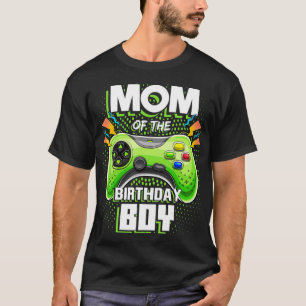 Mum of the Birthday Boy Matching Video Gamer Birth T-Shirt