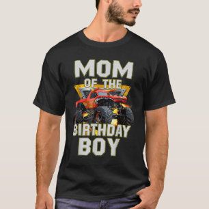 Mum Of The Birthday Boy Monster Truck Birthday Nov T-Shirt