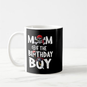 Mum of the Birthday Boy shirt Pirate Mummy Mama Mo Coffee Mug