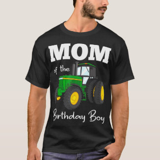 Mum Of The Birthday Boy  Tractor  Farm Party T-Shirt