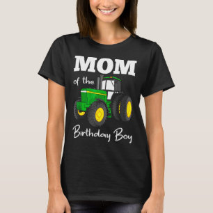 Mum Of The Birthday Boy Tractor Farm Party Tee