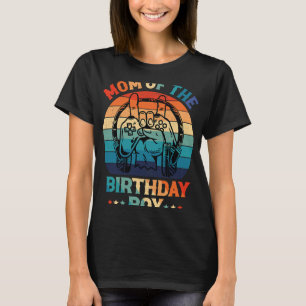 Mum Of The Birthday Boy Video Game Shirt Gamer Mum