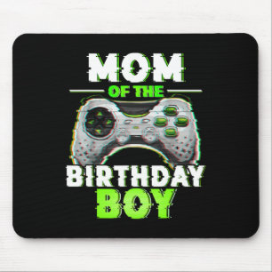 Mum Of The Birthday Boy Video Gamer Matching Famil Mouse Mat
