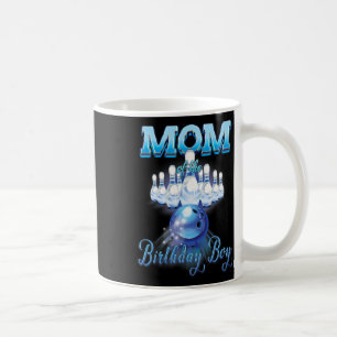 Mum Of The Birthday Boys Matching Family Bowling B Coffee Mug