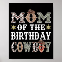 Mum Of The Birthday Cowboy Rodeo Mum