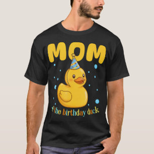 Mum Of The Birthday Duck Rubber Duck Family Matchi T-Shirt