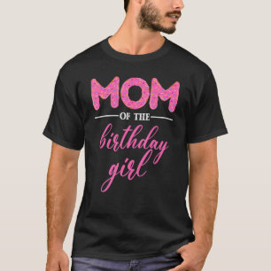 Mum of the Birthday Girl- Family Doughnut Birthday T-Shirt