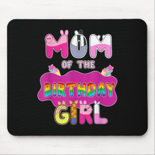 Mum Of The Birthday Girl Family Pig Party Decorati Mouse Mat