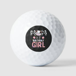 Mum of The Birthday Girl Farm Cow Mummy Mama 1st Golf Balls
