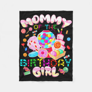 Mum Of The Birthday Girl Shirt  Fleece Blanket
