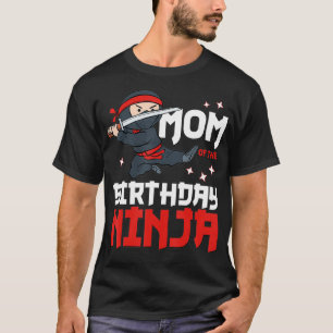 Mum of the Birthday Ninja Mummy Party Best Boy T-Shirt