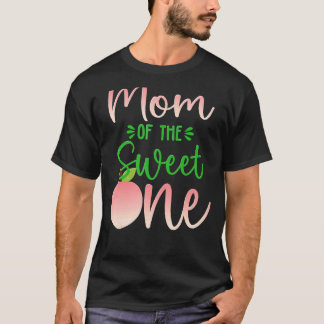 Mum Of The Birthday One Peach 1st Summer Fruit Fam T-Shirt