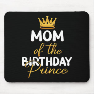 Mum Of The Birthday Prince Boy Bday Party Mouse Mat