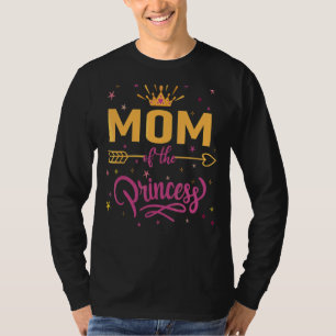 Mum Of The Birthday Princess Girls Birthday Party T-Shirt