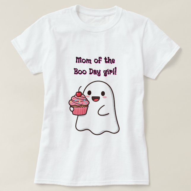 Mum of the Boo day girl T-Shirt (Design Front)