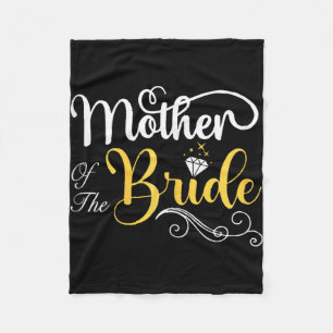 Mum Of The Bride Wedding Shower Fleece Blanket