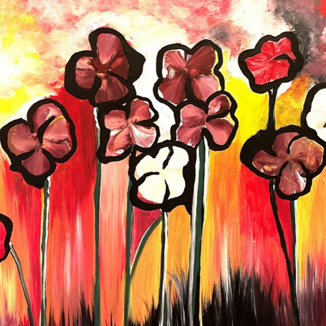 Mum Of The Flowers Hand Painted   Tote Bag (Creator Uploaded)