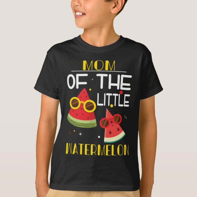 Mum Of The Little Watermelon Frutti Tutti Party Gi T-Shirt (Front)
