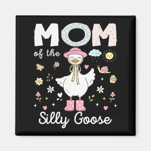 Mum of the silly goose 1st birthday girl family magnet