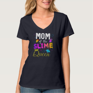 mum of the slime queen crown Birthday Matching Par T-Shirt