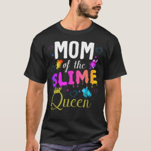 mum of the slime queen crown Birthday Matching Par T-Shirt
