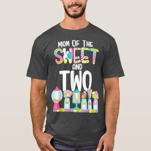 Mum Of The Sweet and Two Candy Theme Birthday Loll T-Shirt