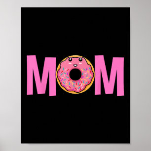 Mum Of The Sweet One Birthday - Doughnut Girl 1st Poster