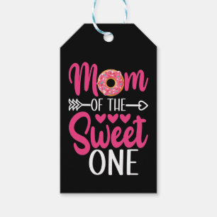 Mum of the Sweet One Sprinkled Doughnut Gift Tags
