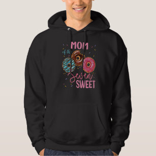 Mum Of The Sweet Seven 7th Doughnut Birthday Party Hoodie
