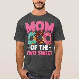 Mum of the Sweet Two Doughnut Birthday Party Theme T-Shirt