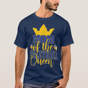 Mum Of The Volleyball Queen Family Matching T-Shirt