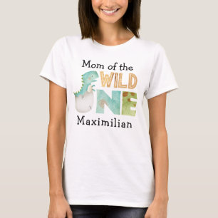 Mum of the Wild One Dinosaur T-Shirt